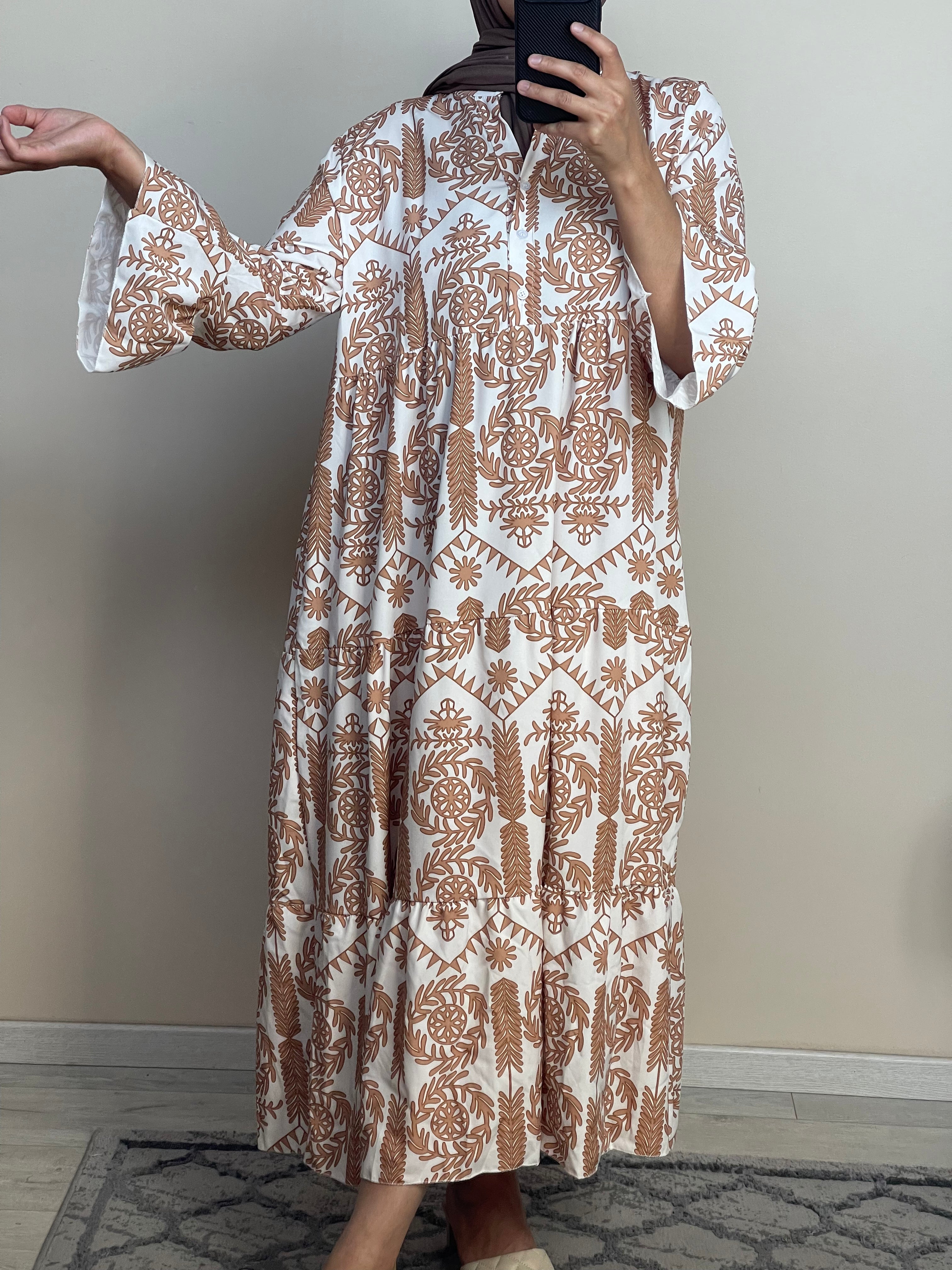 ROBE AZTEQUE BEIGE