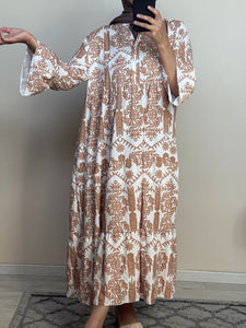 ROBE AZTEQUE BEIGE