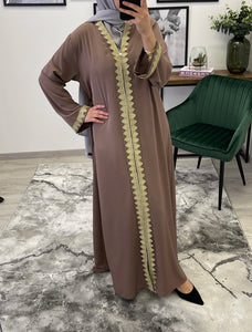 ABAYA TAUPE ALMA