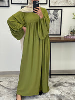 Charger l&#39;image dans la galerie, ABAYA AMINA OLIVE
