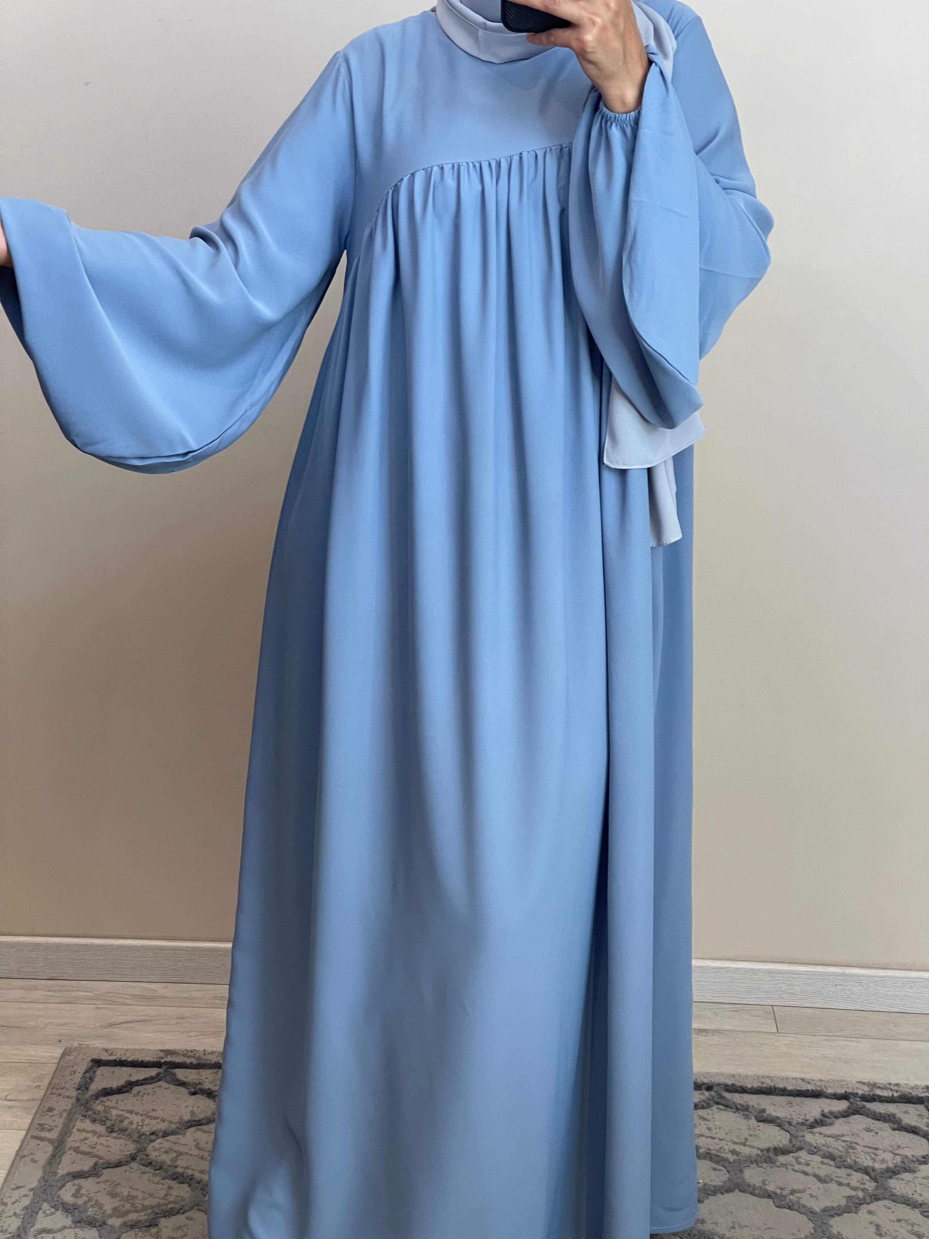 ABAYA LOUISA BLEU