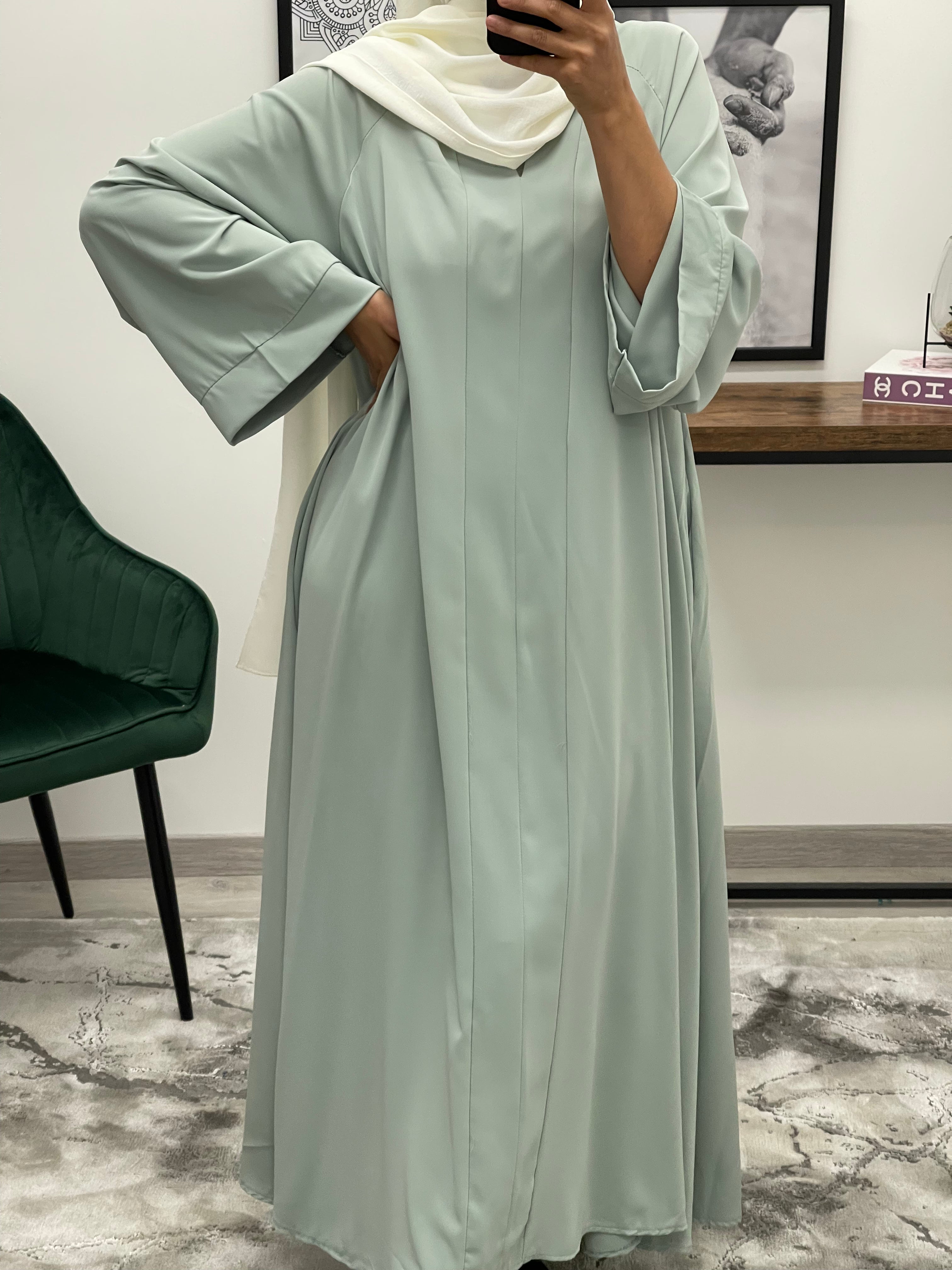 ABAYA SAMA VERT EAU