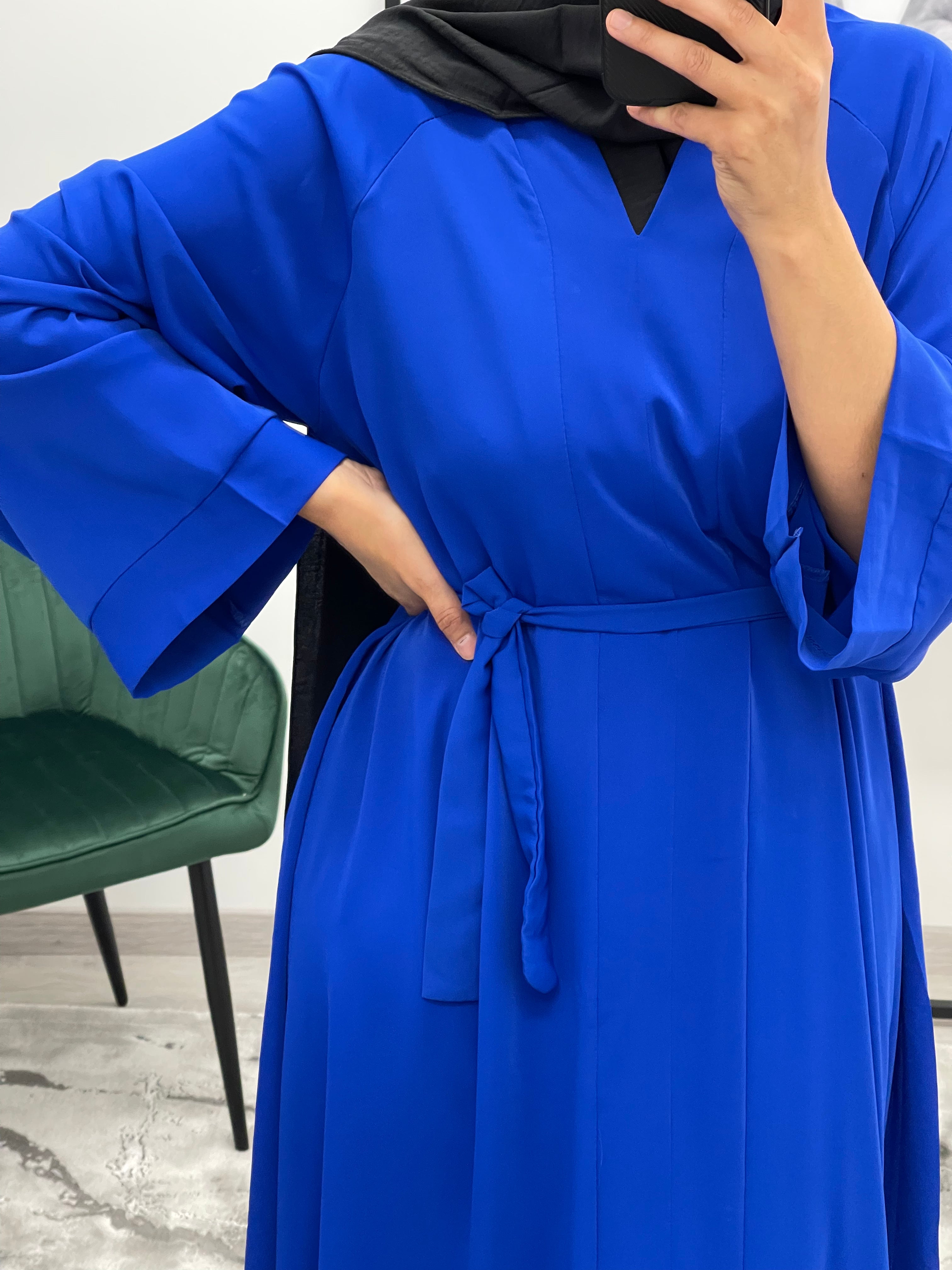 ABAYA SAMA BLEU