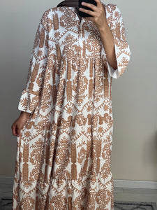 ROBE AZTEQUE BEIGE