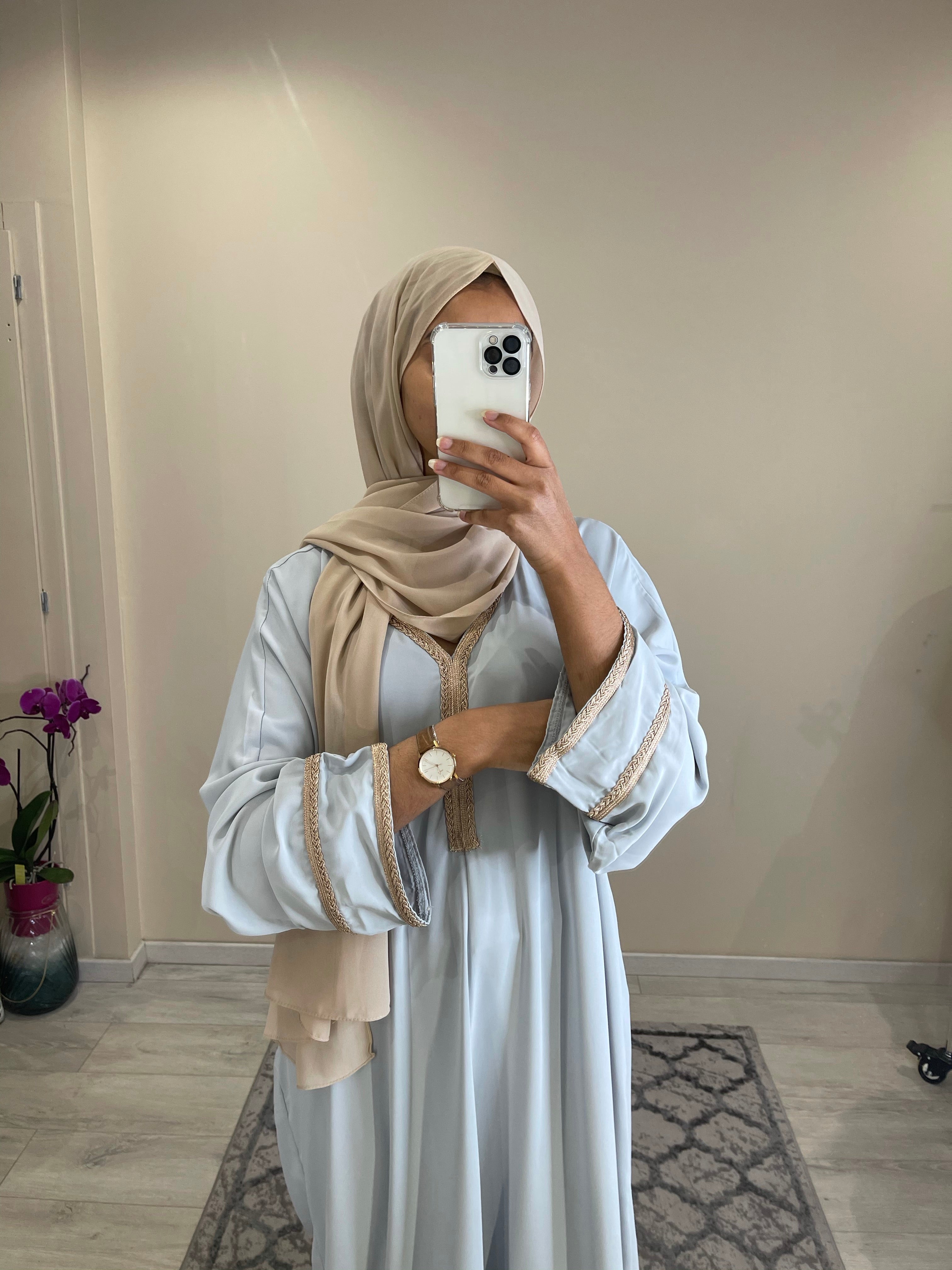 ROBE CAFTAN SATIN AMIRA