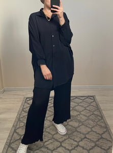 ENSEMBLE OVERSIZE PLISSÉE