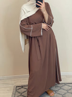 Charger l&#39;image dans la galerie, ABAYA LISA BEIGE
