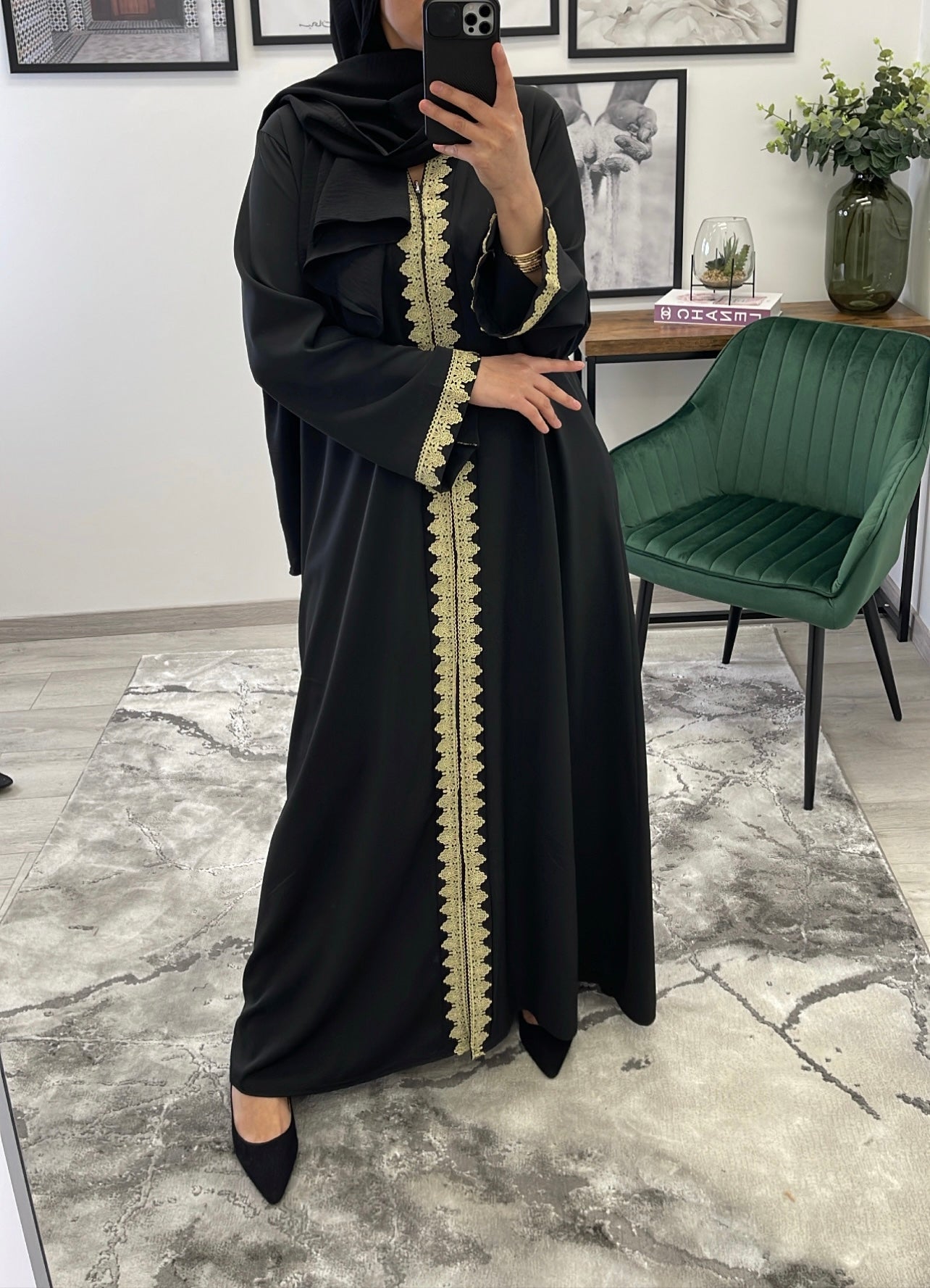 ABAYA NOIR ALMA