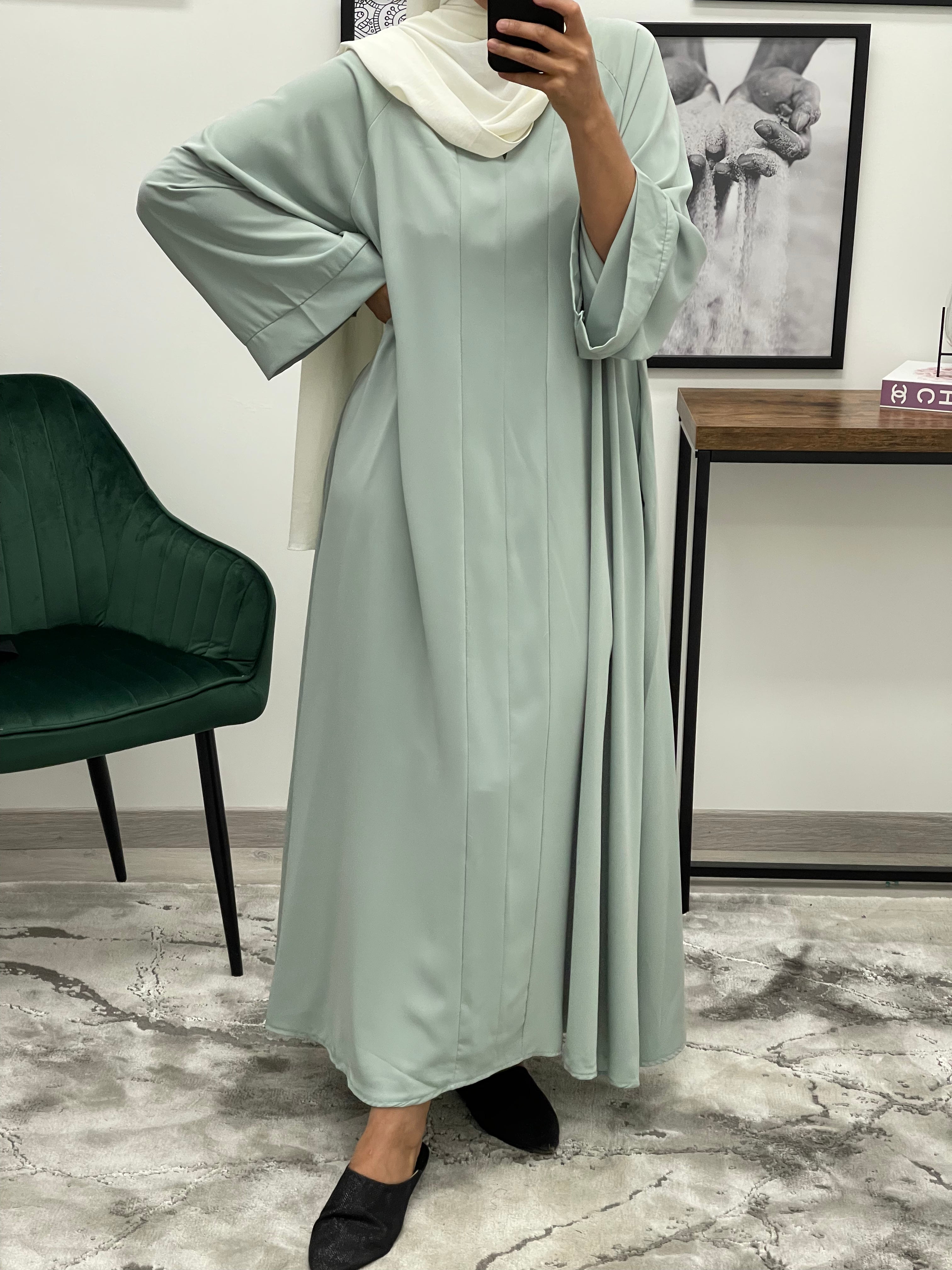 ABAYA SAMA VERT EAU