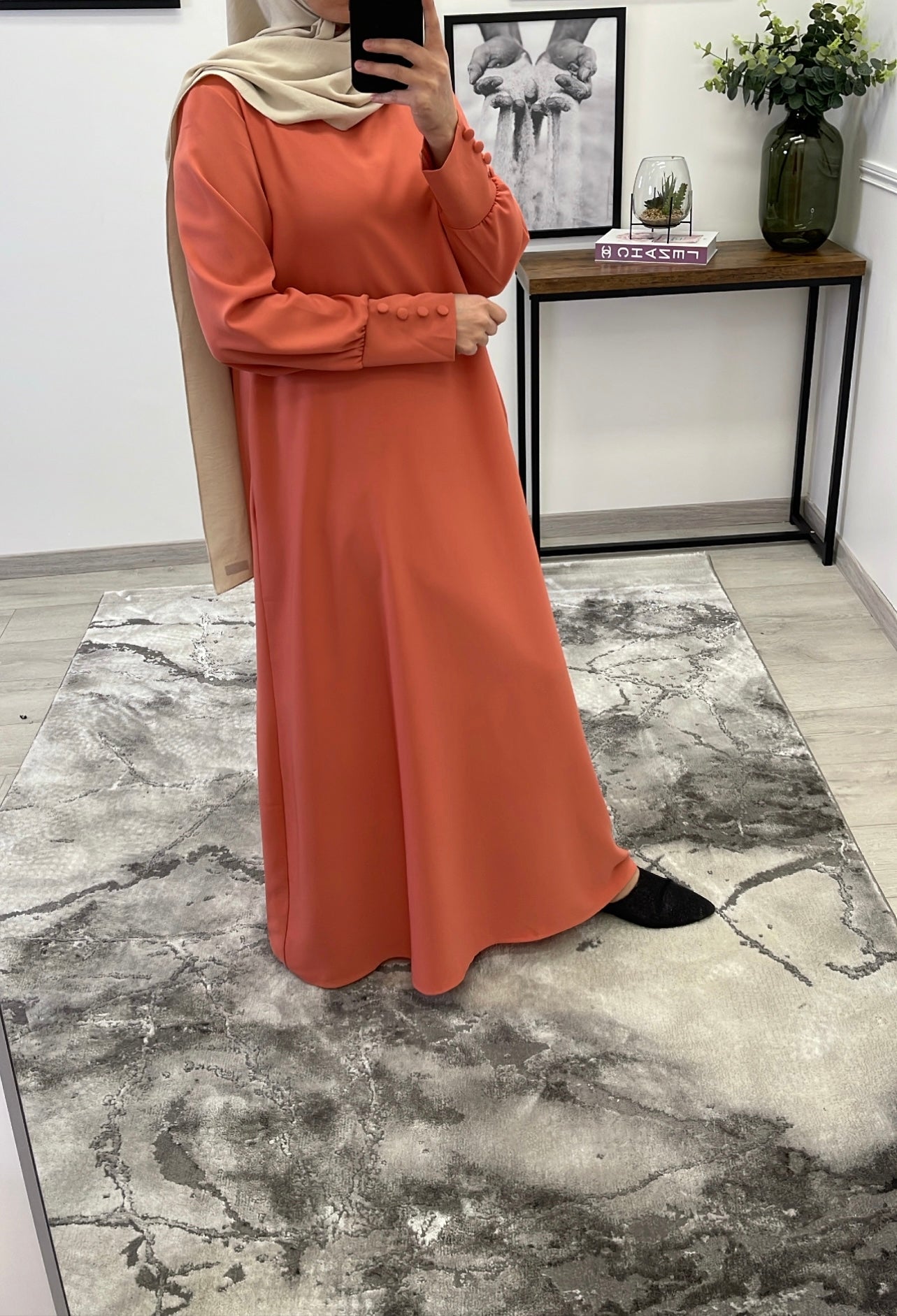 ABAYA SOIE DE MEDINE ESMA