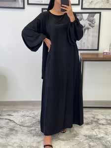 ROBE ABAYA JAWHARA NOIR