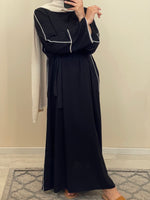 Charger l&#39;image dans la galerie, ABAYA LISA NOIR
