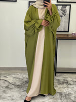 Charger l&#39;image dans la galerie, KIMONO JAWHARA VERT OLIVE
