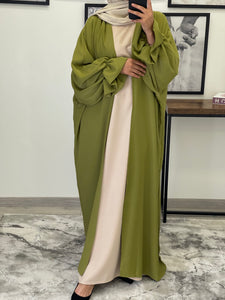 KIMONO JAWHARA VERT OLIVE