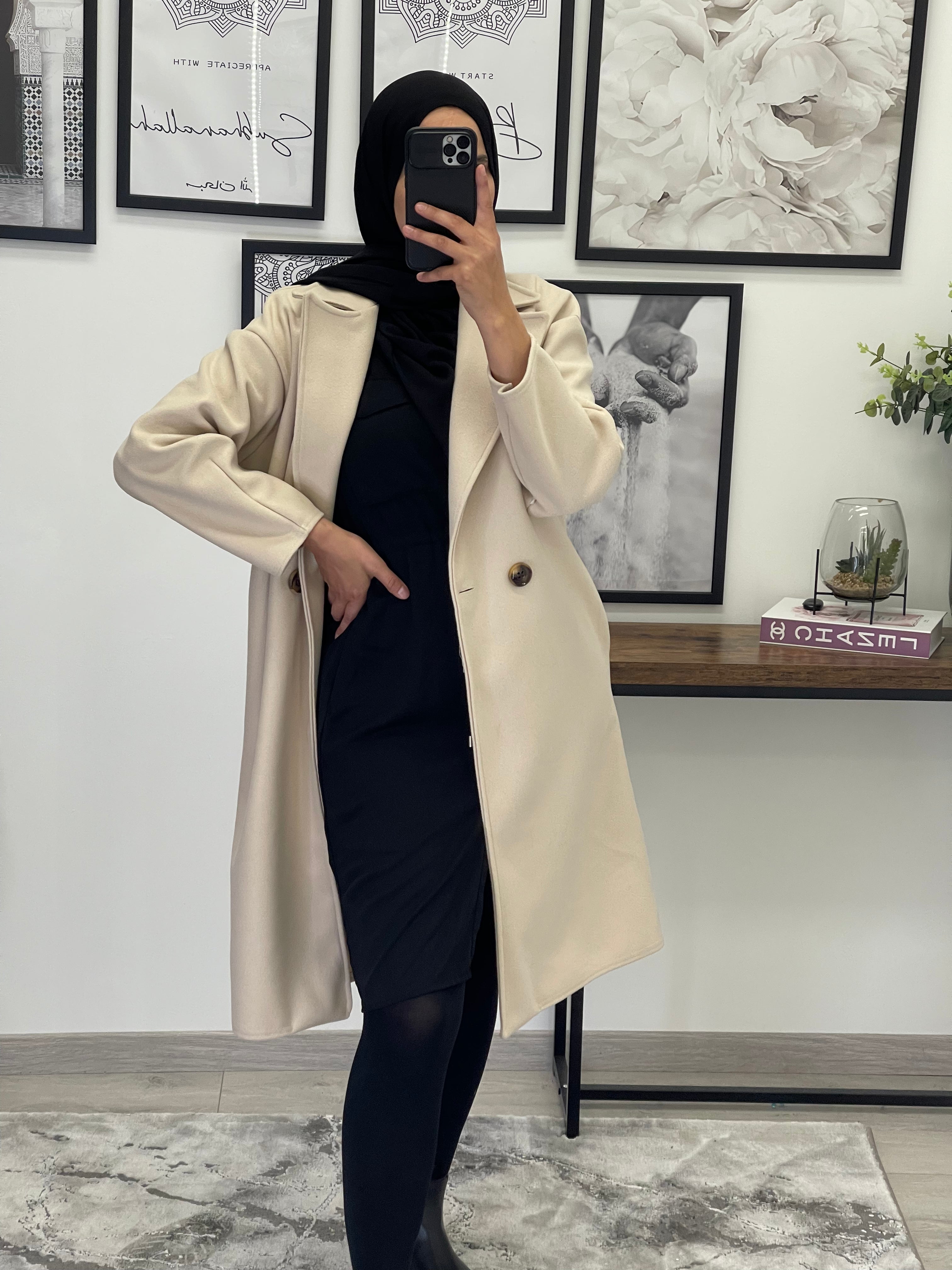 Manteau oversize femme beige hotsell