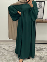 Charger l&#39;image dans la galerie, ABAYA AMINA VERT SAPIN
