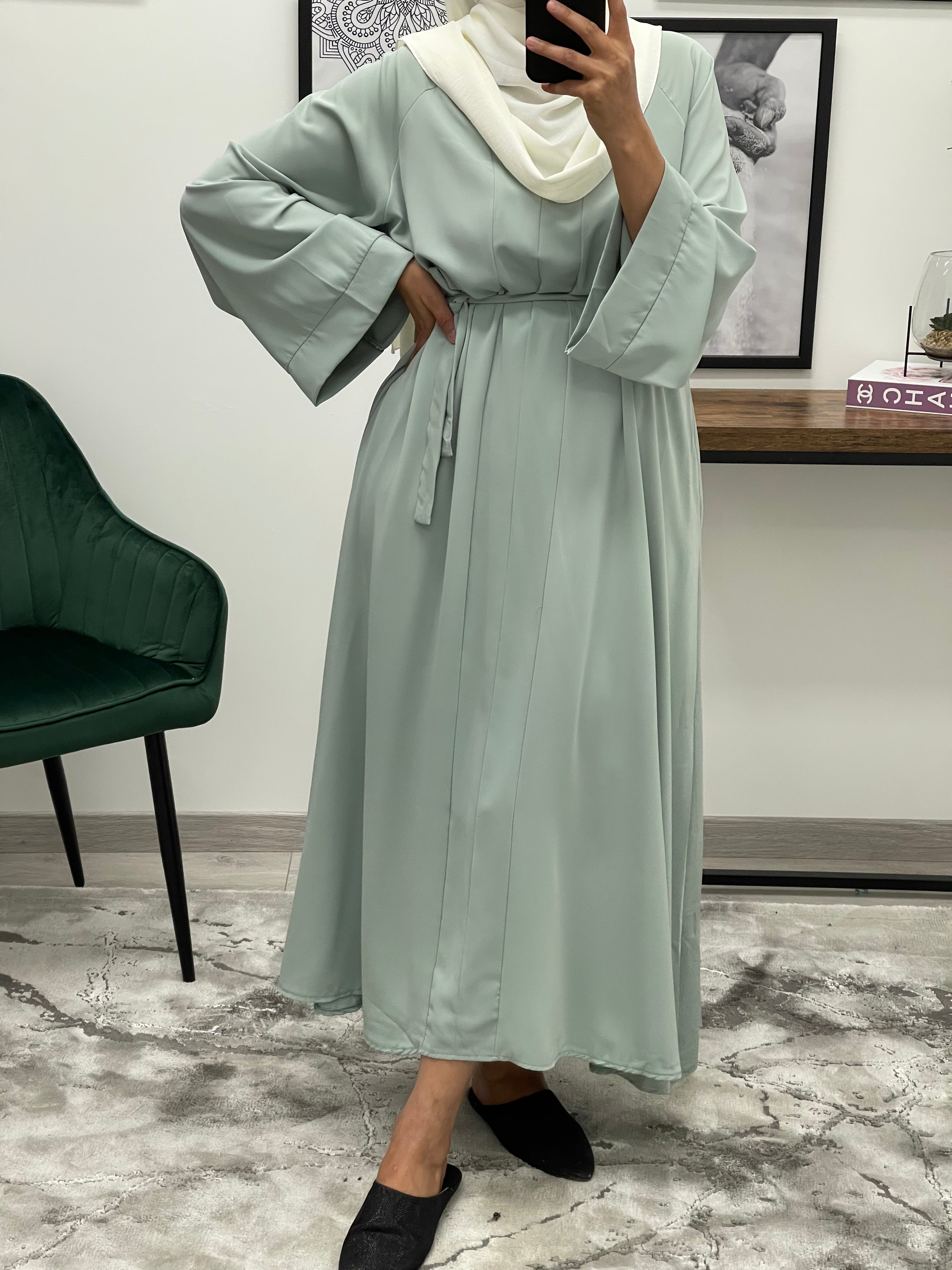 ABAYA SAMA VERT EAU