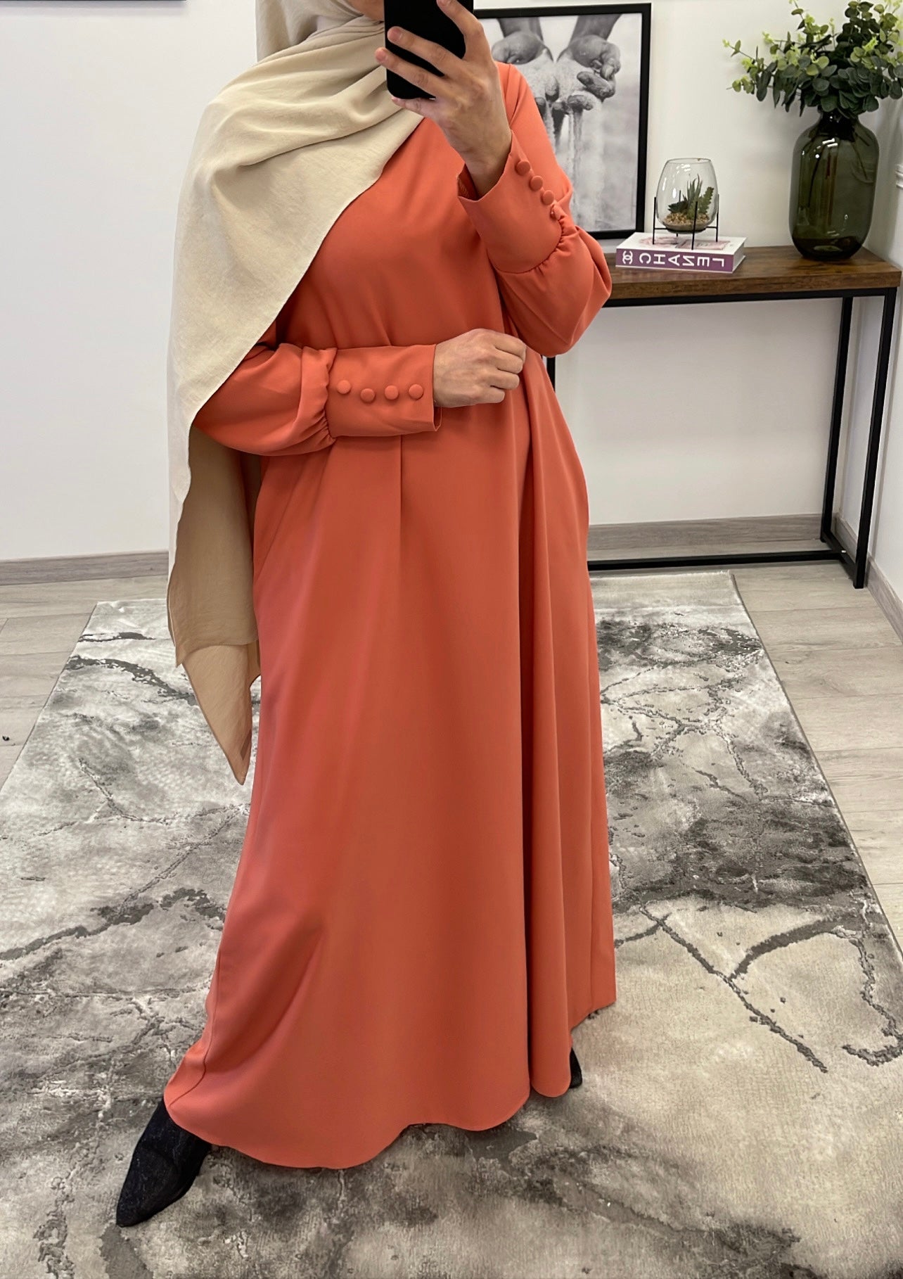 ABAYA SOIE DE MEDINE ESMA