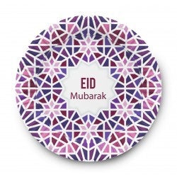 Assiettes Mosaïque Eid Mubarak