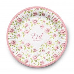 Assiettes Vintage Eid Mubarak